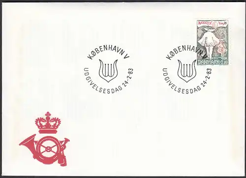 Dänemark - Denmark 1983 FDC Mi 769 Bakken 400 Jahre Vergnügungspark   (65133