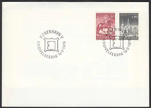 Dänemark - Denmark 1978 FDC Mi 660-61 Nationalhistorisches Museum  (65136