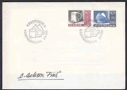 Dänemark - Denmark 1980 FDC Mi 708-09 Handwerkskunst  (65139