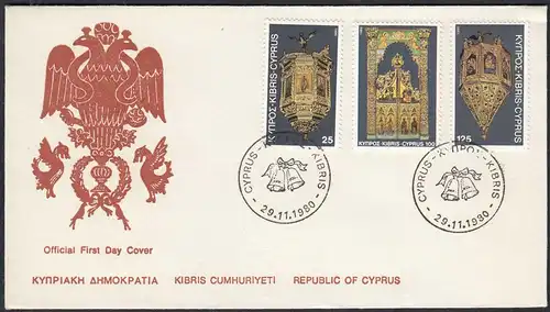 Zypern - Cyprus 1980 FDC Weihnachten Christmes    (65151