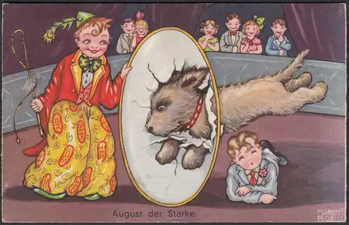 AK Kinder-Zirkus August der Starke 1938   (65189