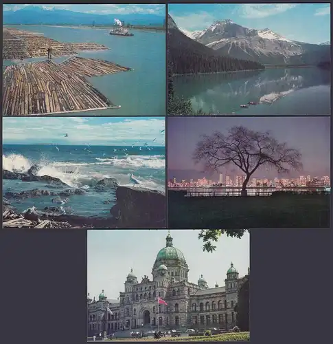 Kanada - Canada 5 Stück diff.Pre-stamped Postcards Postal Stationery    (65242