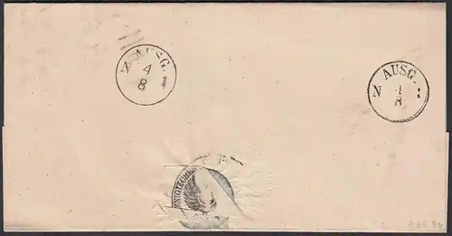 Gross Strehlitz R2 Brief 1855 nach Cosel mit Inhalt  (25856