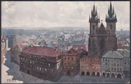 Polen - Poland AK PRAG Teinkirche und Altstädter Ring     (27888