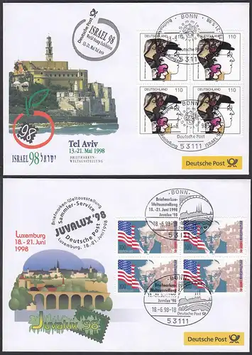 Original Messebriefe der Deutschen Post  2 Stück   (87030