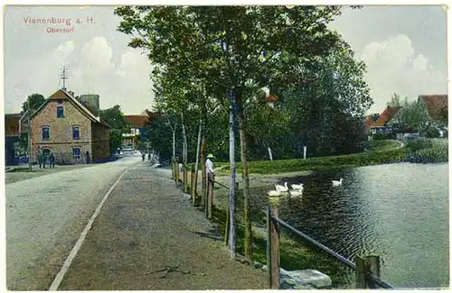 AK Vienenburg a.H. Oberdorf Dorfstrasse bei Goslar   (2432