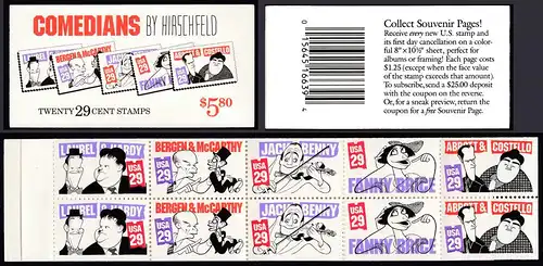 USA United States of America Booklet MH 148  postfrisch ** MNH    (28862