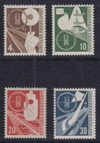 BRD Bund 1953 Verkehrsausstellung Mi. 167/70 ** postfrisch MNH Mi. 80 €   (28893