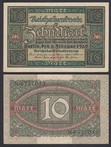 Reichsbanknote 20 Mark 1920 Ro 63a Pick 67 UDR: K Serie: X XF (2)   (29017