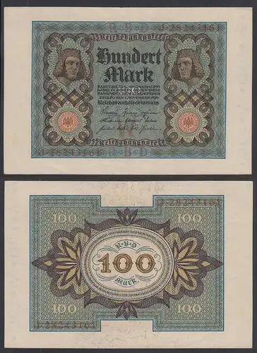 Reichsbanknote - 100 Mark 1920 UDR W Ro 67b Pick 69 VF (3)    (29093