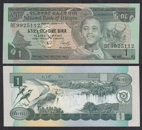Äthiopien - Ethiopia 1 Birr (1991) Banknote Pick 41a UNC (1)  (29661