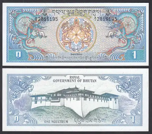 Bhutan - 1 Ngultrum Banknote 1981 UNC Pick 5 (1)   (29747