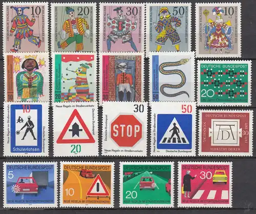 Federal Republic of Germany BRD nice Lot MNH Stamps in sets  (65421
