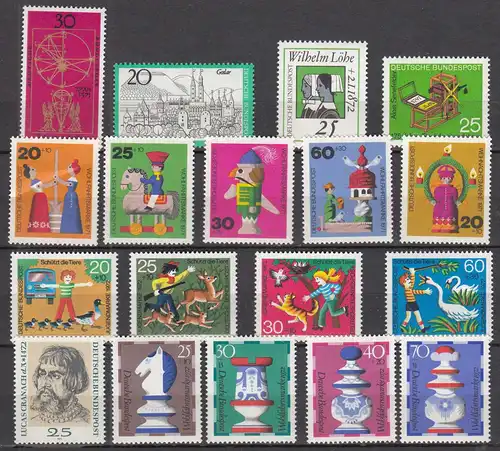 Federal Republic of Germany BRD nice Lot MNH Stamps in sets  (65423