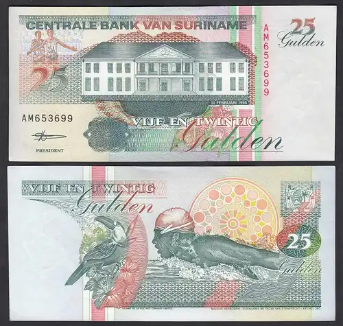 SURINAM - SURINAME 25 Gulden 1998 Pick 138d UNC (1)    (27691