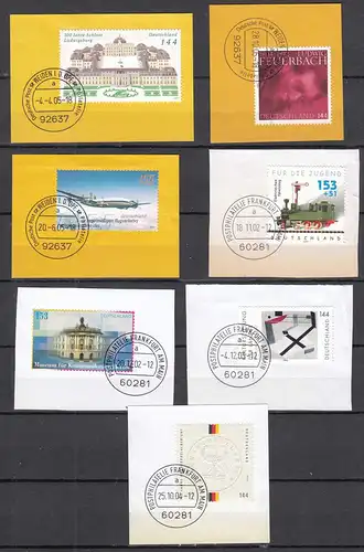 GERMANY BRD Nice Lot of Letter pieces with beautiful postmarks  (65498