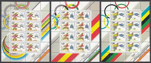 Russland UDSSR Mi 6225-25 ** MNH Olympic 1992 Barcelona Sheets/KLBG  (65526