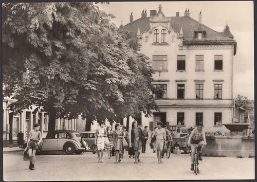 AK Triptis Thüringen Am Marktplatz Oldtimer   (26355