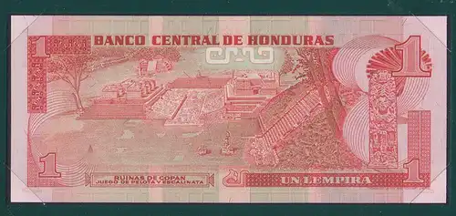 Honduras 1 Lempira Banknotes of all Nations 1968 Pick 82c UNC (1)   (12710