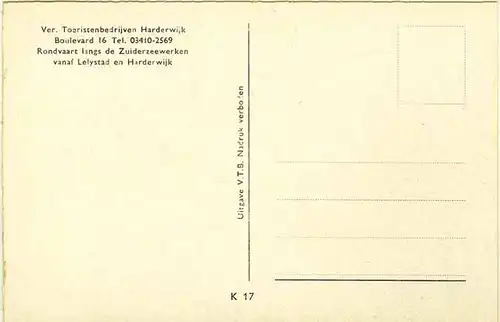 AK Niederlande NEDERLAND Zuiderseewerken Harderwijk Polder Oost  (1364