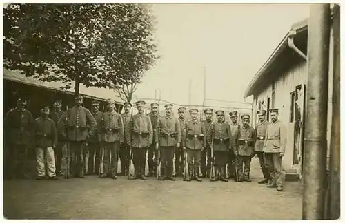 AK 1. Weltkrieg Militär 1917 Soldaten Foto  (2652