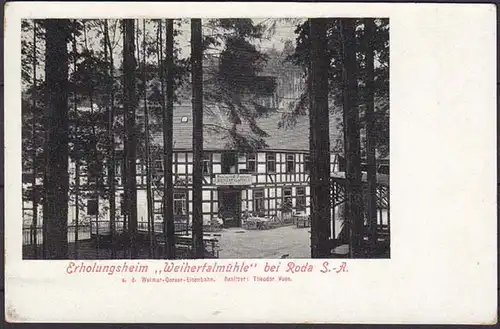 AK Restaurant Pension Weihertalmühle bei Roda S.A.  (4593