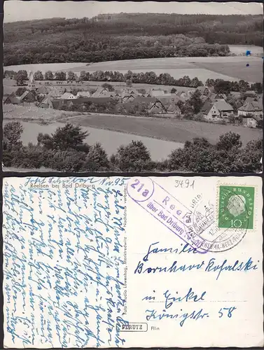 AK Posthilfstelle/Landpost REELSEN über Bad Driburg 1959  (12985