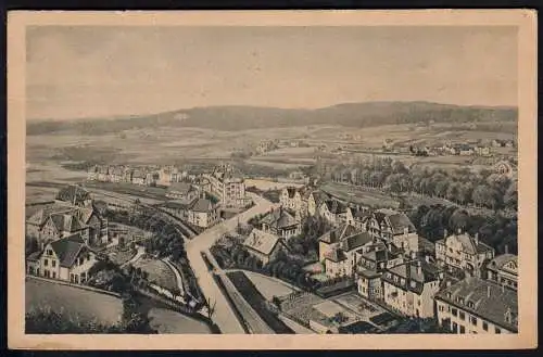 AK Bad Salzuflen Oben-Ansicht 1928 nach Osterfeld  (17073