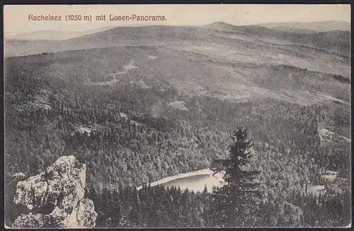 AK Rachelsee Sankt Oswald-Riedlhütte 1913 Luisen Panorama   (12560