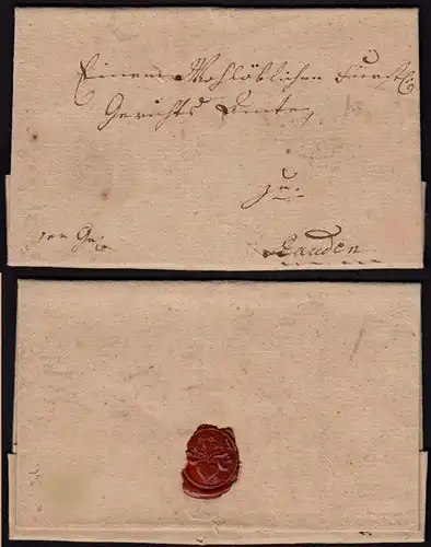 Vorphila Brief 1817 mit umfangreichen Inhalt   (15435