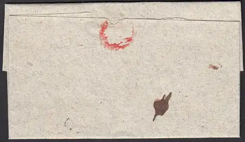 Preussen ca.1825 kleiner Umschlag aus NEU-STETTIN L2 Stempel   (24580