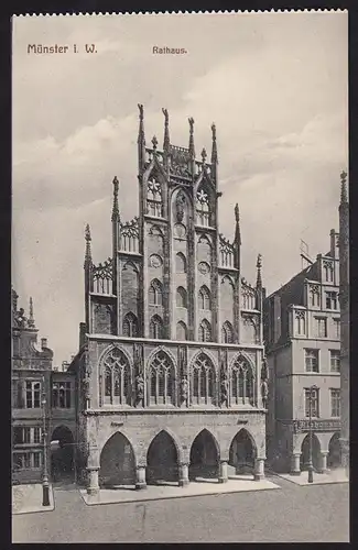 AK Münster Westfalen Rathaus     (16887