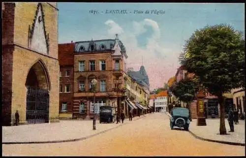 AK Landau Place de I´Église ansehen    (8446