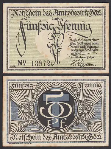 Notgeld 50 Pfennig Amtsbezirk Böel o.J.    (31008
