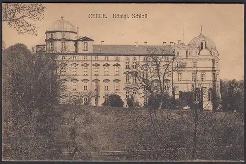 AK Celle mit Königlichen Schloss   (24483