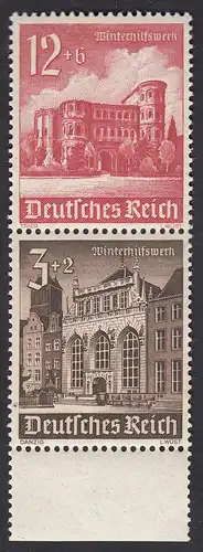 Zusammendruck Deutsches Reich DR Mi. S266 postfrisch MNH **  (31145