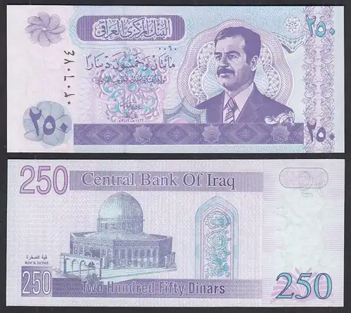 Irak - Iraq 250 Dinars Banknote (2002) Pick 88 UNC (1)    (28909