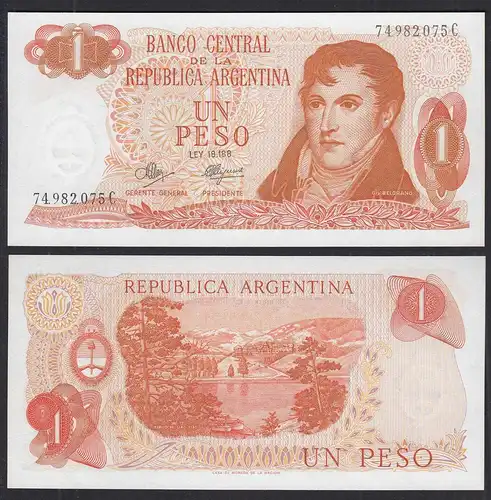 Argentinien - Argentina 1 Pesos (1970-73) UNC Pick 287 UNC (1)    (31182