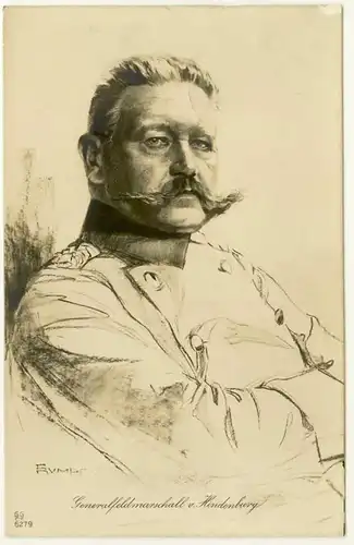 AK General-Feldmarschall von Hindenburg Feldpost 1915  (3059