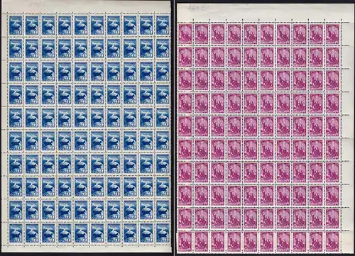 Sowjetunion Russland 2 x je 100 Stück Michel 1762 +  2502 postfr. MNH Mi. 450 €