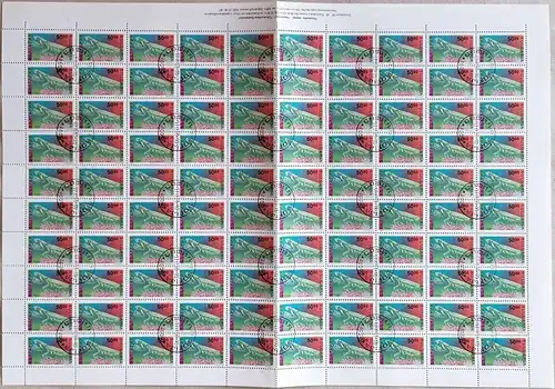 BULGARIEN - BULGARIA 1992 je 1 Bg.(100) Insekten Mi. 3998-99 + 4016-17 gest.