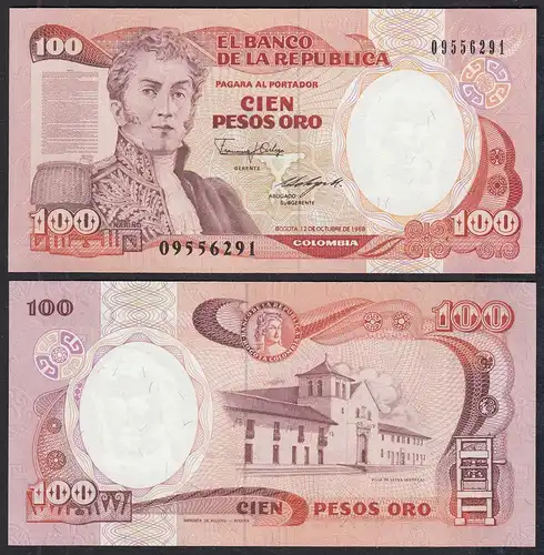 Kolumbien - Colombia 100 Pesos 1988 UNC Pick 426c   (31268
