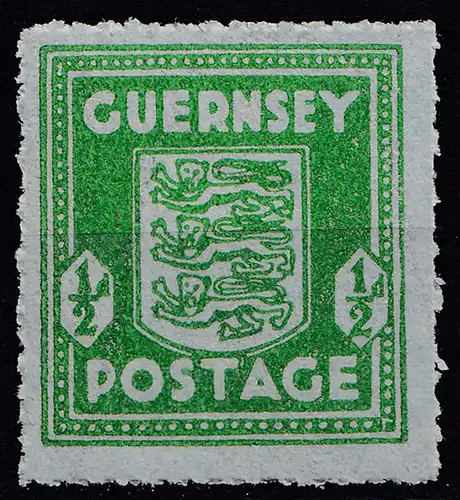 Deutsche Besetzung 2. WK Guernsey 1/2 P. Mi. 4 postfrisch MNH WW2   (31344