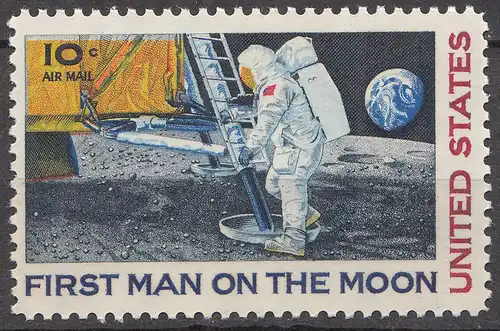 USA 1969 First man on the Moon Mi. 990 ** MNH Apollo 11 Mondlandung  (70001