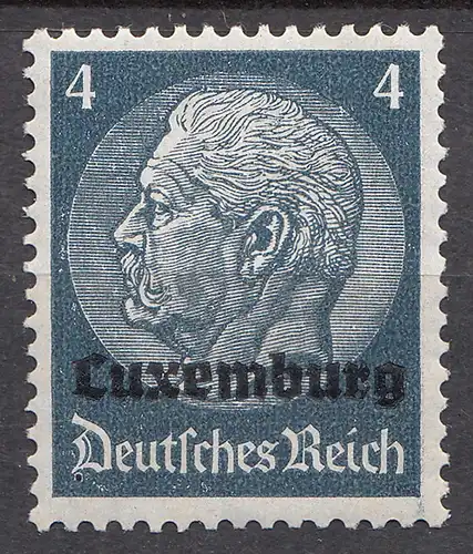 Deutsche Besetzung Luxemburg 1940 Mi. 2 - 4 Pfennig ** MNH   (70044