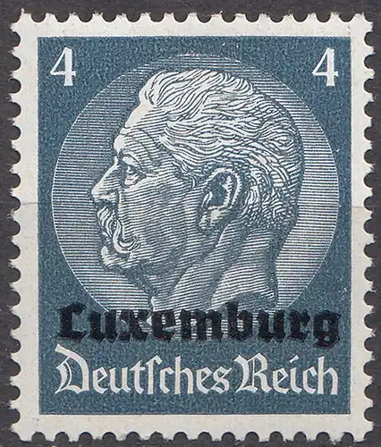 Deutsche Besetzung Luxemburg 1940 Mi. 2 - 4 Pfennig ** MNH   (70045