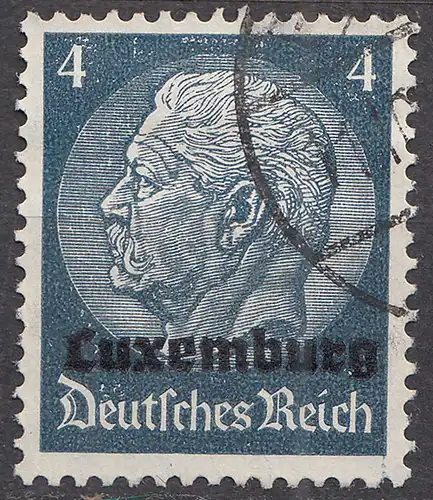 Deutsche Besetzung Luxemburg 1940 Mi. 2 - 4 Pfennig gestempelt used   (70047