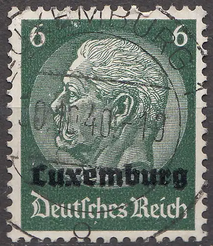 Deutsche Besetzung Luxemburg 1940 Mi. 4 - 6 Pfennig gestempelt used   (70049