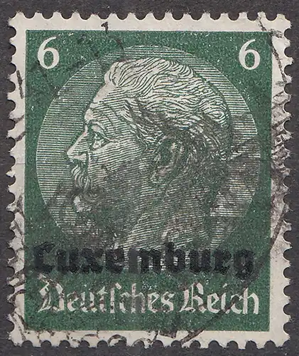 Deutsche Besetzung Luxemburg 1940 Mi. 4 - 6 Pfennig gestempelt used   (70050
