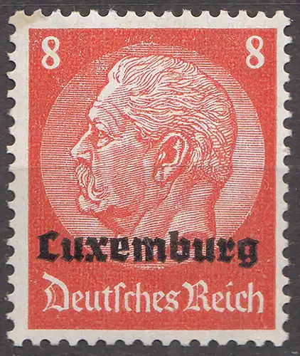 Deutsche Besetzung Luxemburg 1940 Mi. 5 - 8 Pfennig ** MNH   (70051